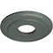 Ekena Millwork Classic Ceiling Medallion (Canopies up to 7 1/4"), 12 3/8"OD x 4"ID x 1 1/8"P, Cloud Burst Crackle CM12CLCBC - alternate 2